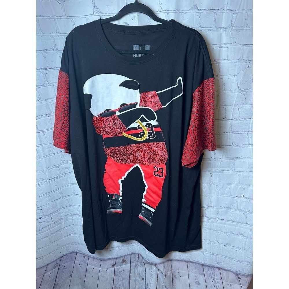 KING 23 PANDA BEAR BAILEY APPAREL T-Shirt with Basketball Player Design 4XL